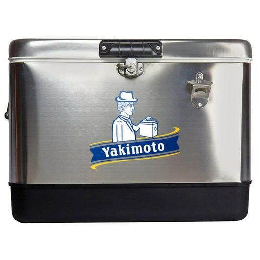 Yakimoto Stainless Steel Ice Chest Cooler – 51L Portable Insulated - GoTypical