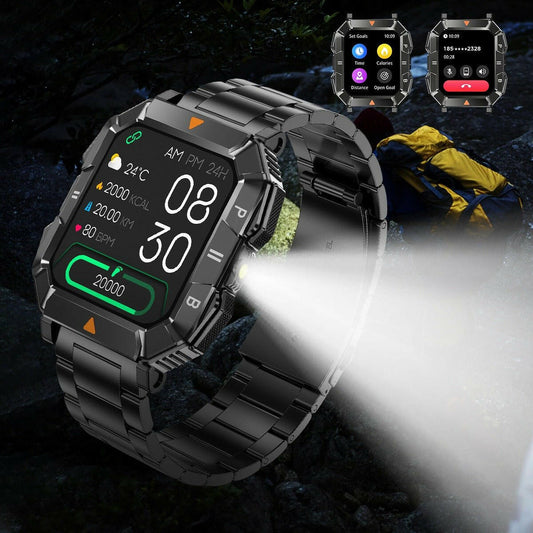 . YK03 Smartwatch – Bluetooth 5.3, Waterproof Sports Tracker - GoTypical