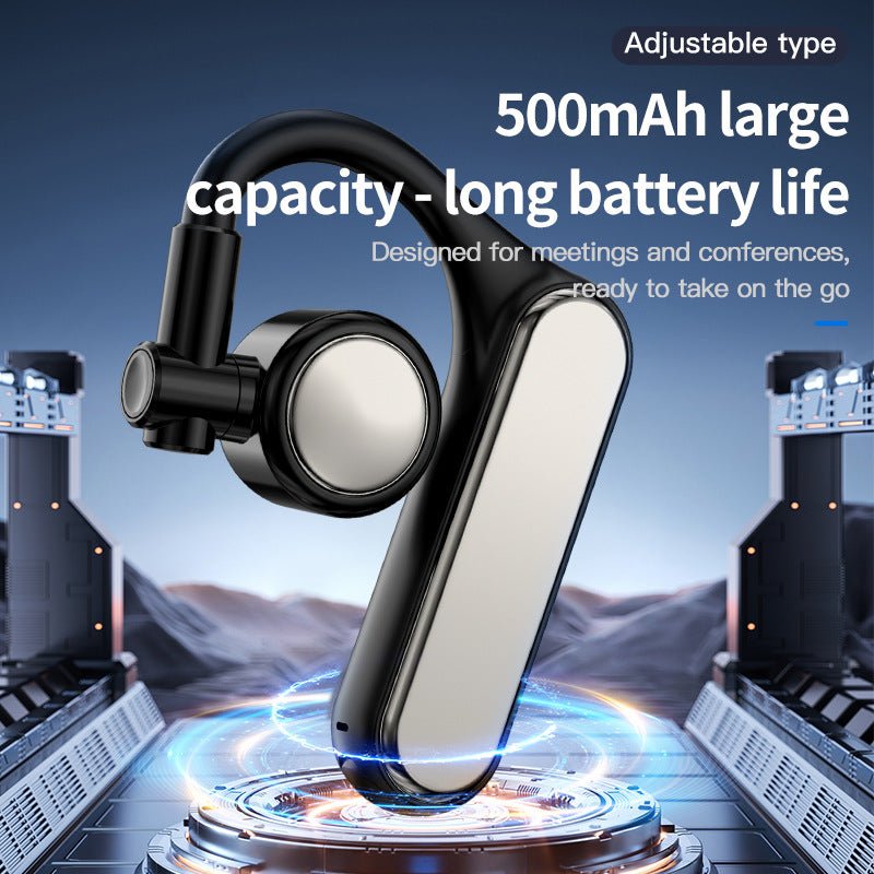 Z8 Bluetooth earphones wireless single ear business hot selling Bluetooth 5.4 long endurance single - sided hanging ear earphones - GoTypical