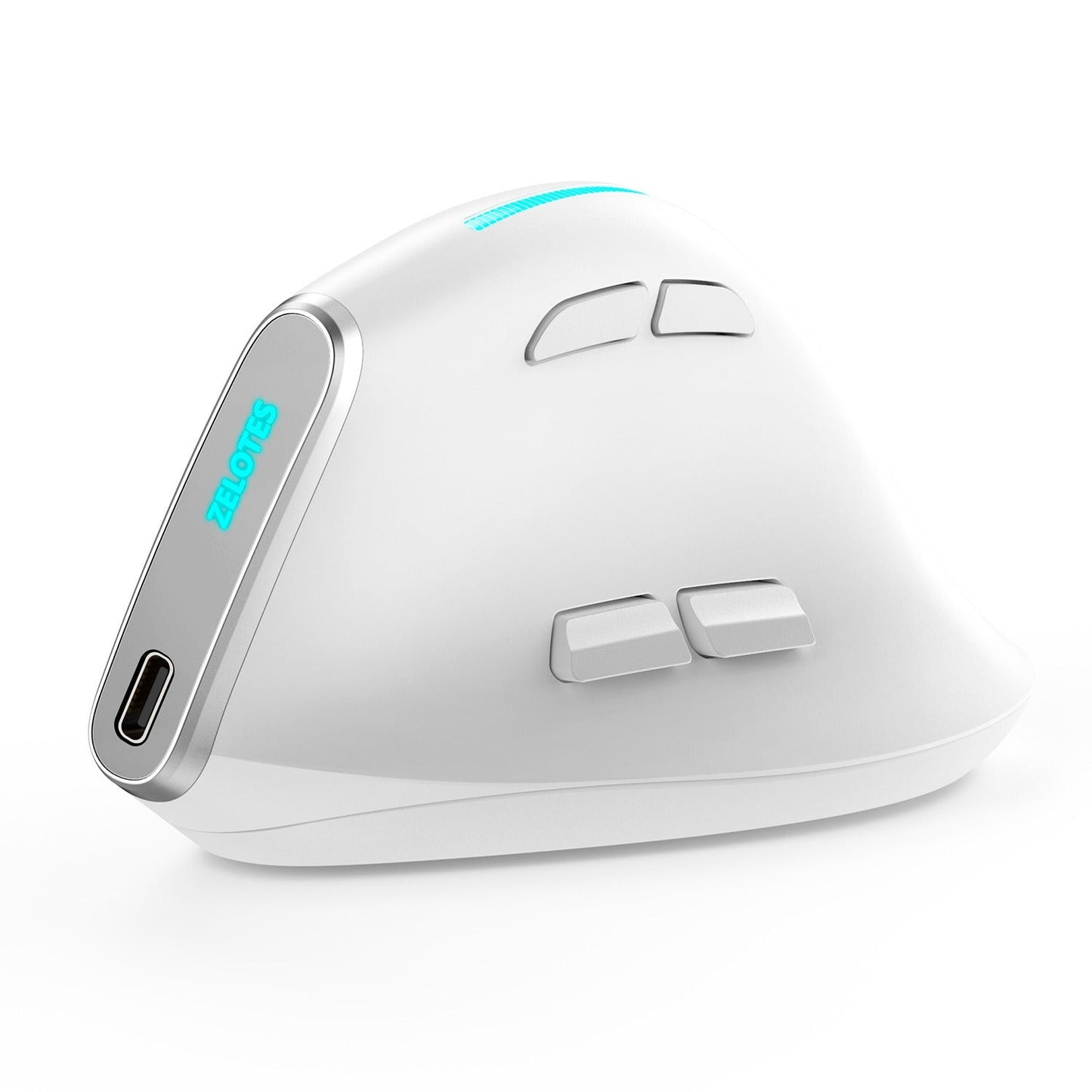 ZELOTES master F36 vertical grip ergonomics mouse proof hand the third mock examination charging Bluetooth programmable - GoTypical