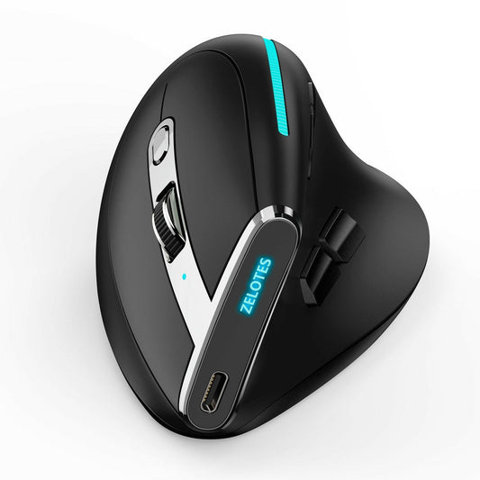. ZELOTES Master F36 Bluetooth Ergonomic Vertical Grip Mouse - GoTypical