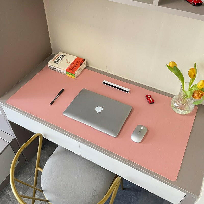 . PU Leather Waterproof Desk Protector Mat – Large 60x30cm - GoTypical