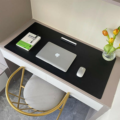 . PU Leather Waterproof Desk Protector Mat – Large 60x30cm - GoTypical