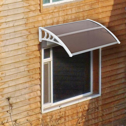Door & Window Awnings 100x80 – Weather Resistant Outdoor Canopy - GoTypical