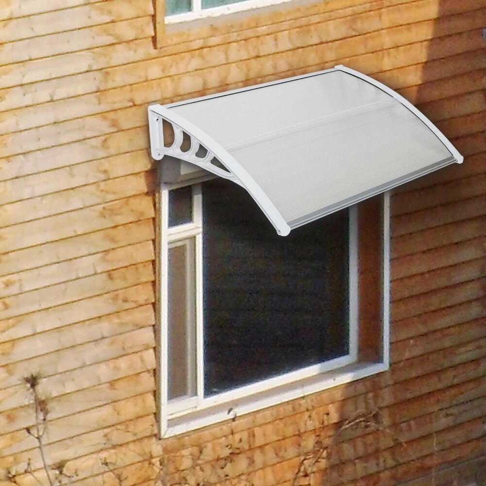 Door & Window Awnings 100x80 – Weather Resistant Outdoor Canopy - GoTypical