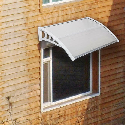 Door & Window Awnings 100x80 – Weather Resistant Outdoor Canopy - GoTypical