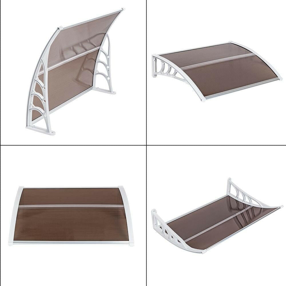 Door & Window Awnings 100x80 – Weather Resistant Outdoor Canopy - GoTypical