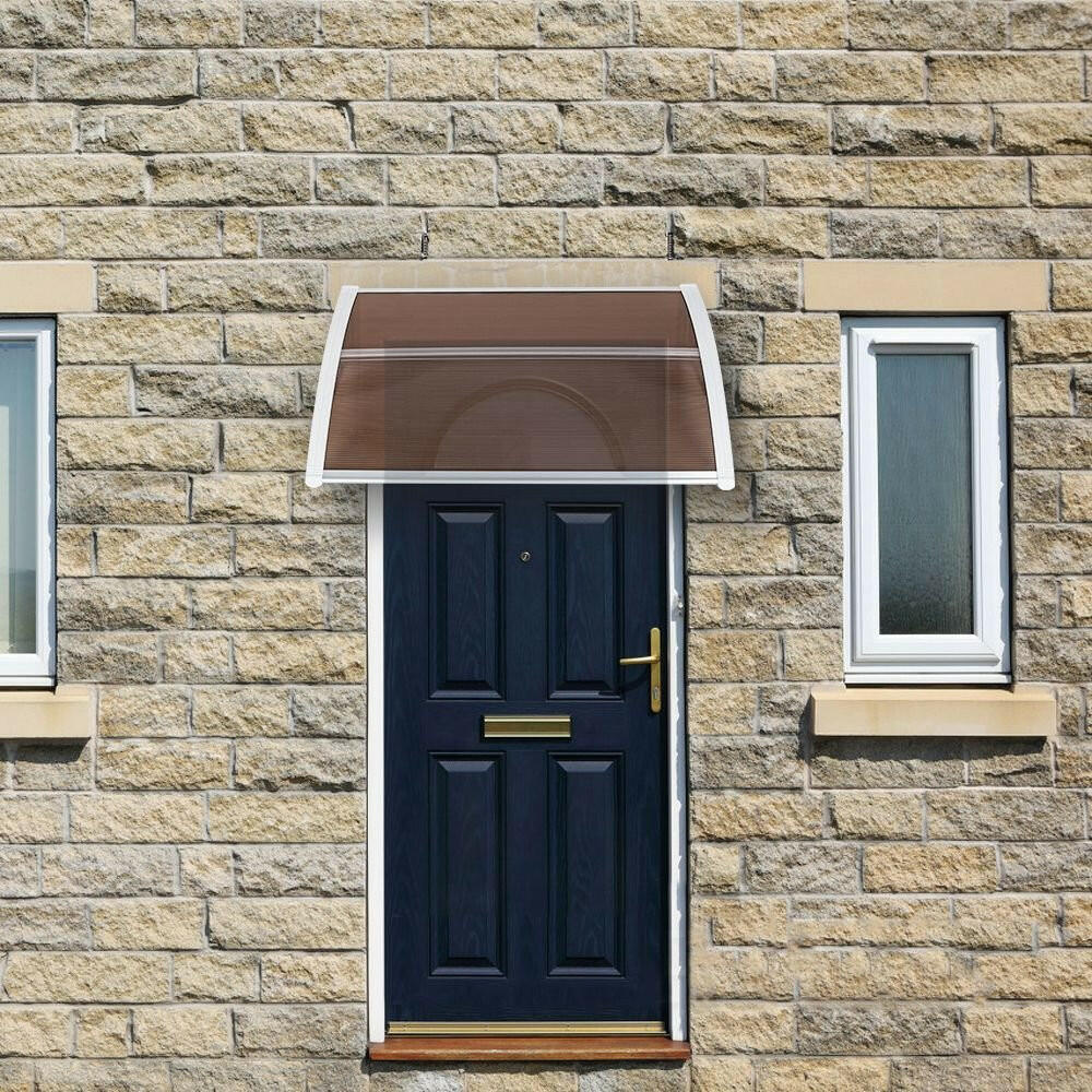 Door & Window Awnings 100x80 – Weather Resistant Outdoor Canopy - GoTypical
