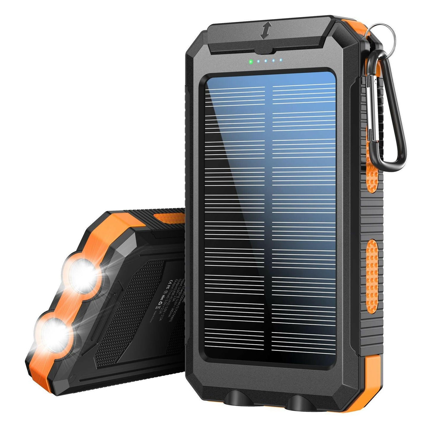 10000mAh Solar Charger Portable Power Bank with USB-C Port Eco-Friendly - GoTypical