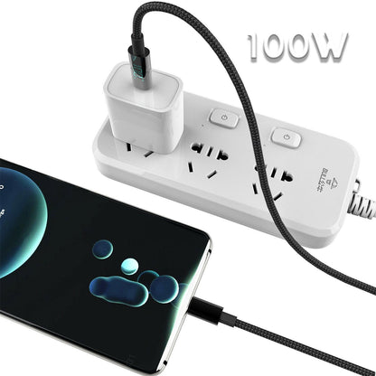 . 100W Digital Fast Charging Braided Type-C Cable – 1.2m - GoTypical