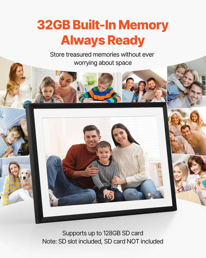 10.1-Inch Digital Picture Frame – 32GB Storage HD IPS Touchscreen WiFi - GoTypical