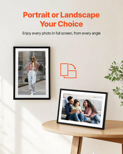 10.1-Inch Digital Picture Frame – 32GB Storage HD IPS Touchscreen WiFi - GoTypical