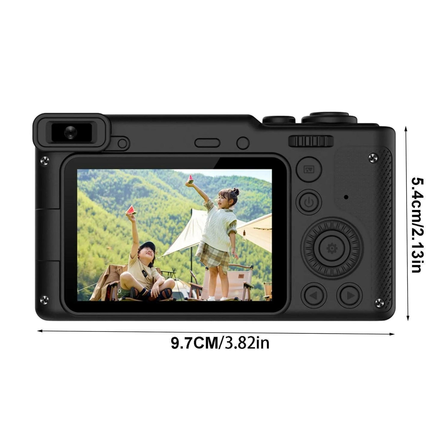 1080p Digital Camera – 40MP Dual Lens with 8X Zoom for Kids - GoTypical