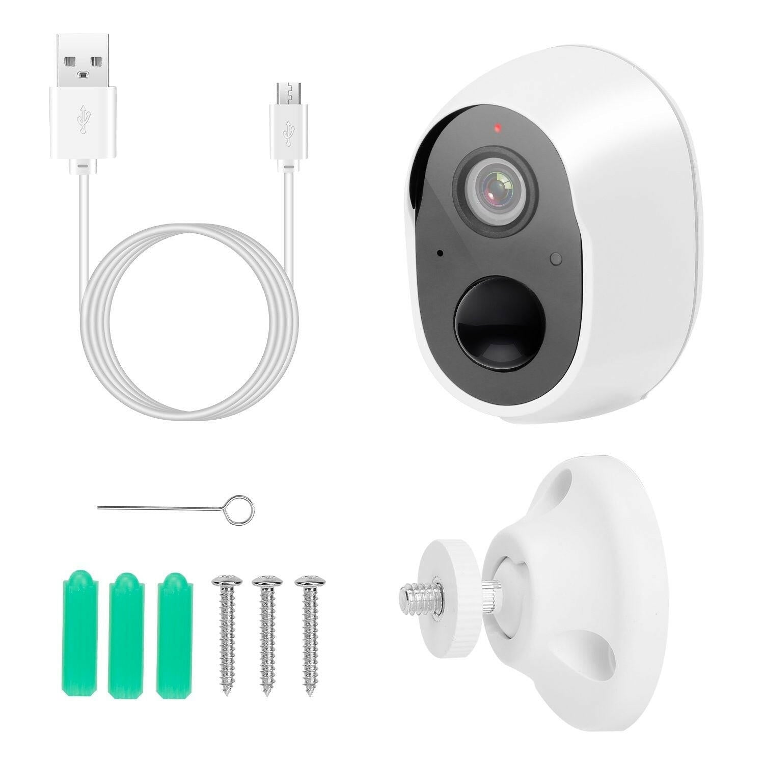 1080P WiFi Security Camera – Two-Way Audio IP65 Waterproof Night Vision - GoTypical
