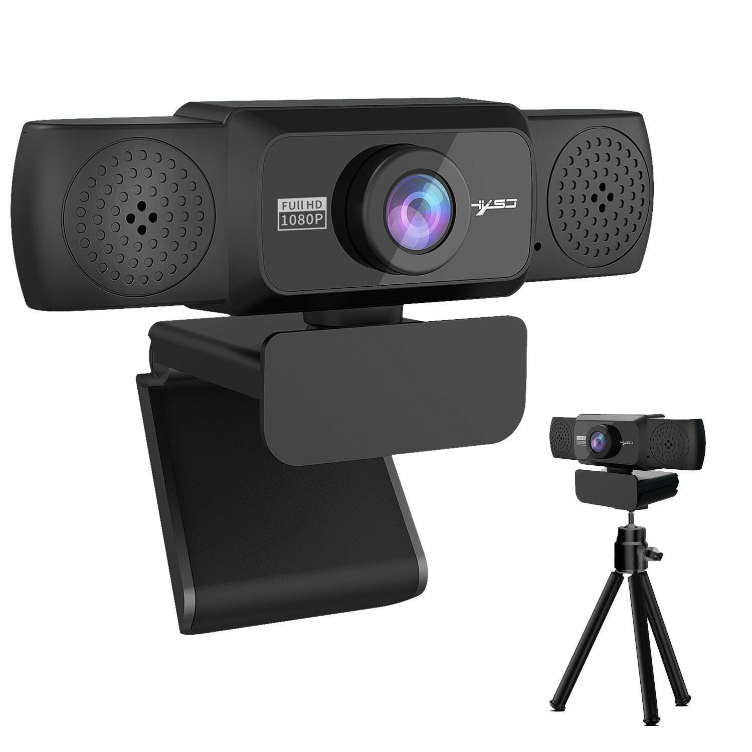 . 1080P HD Webcam – 360° Rotatable Computer Camera with Wide-Angle Lens - GoTypical