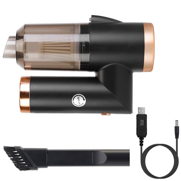 120W 9000PA Cordless Handheld Vacuum Cleaner w/ Searchlight Portable Rechargeable Car Auto Home Duster - GoTypical