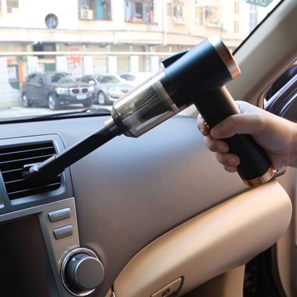 120W 9000PA Cordless Handheld Vacuum Cleaner w/ Searchlight Portable Rechargeable Car Auto Home Duster - GoTypical