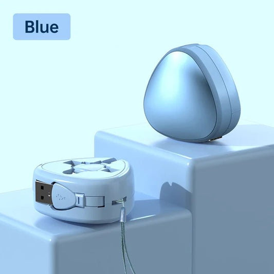 120W Macaron bracket storage three in one 6A super fast charging one to three data cable - GoTypical