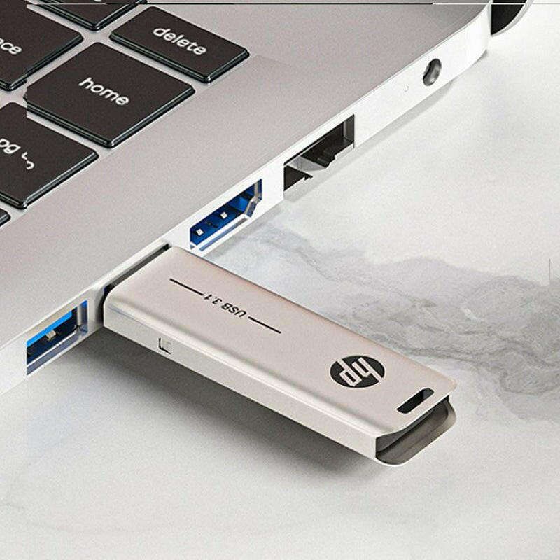 HP 128GB USB 3.1 Flash Drive – Metal High-Speed Portable Storage - GoTypical