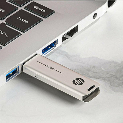 HP 128GB USB 3.1 Flash Drive – Metal High-Speed Portable Storage - GoTypical