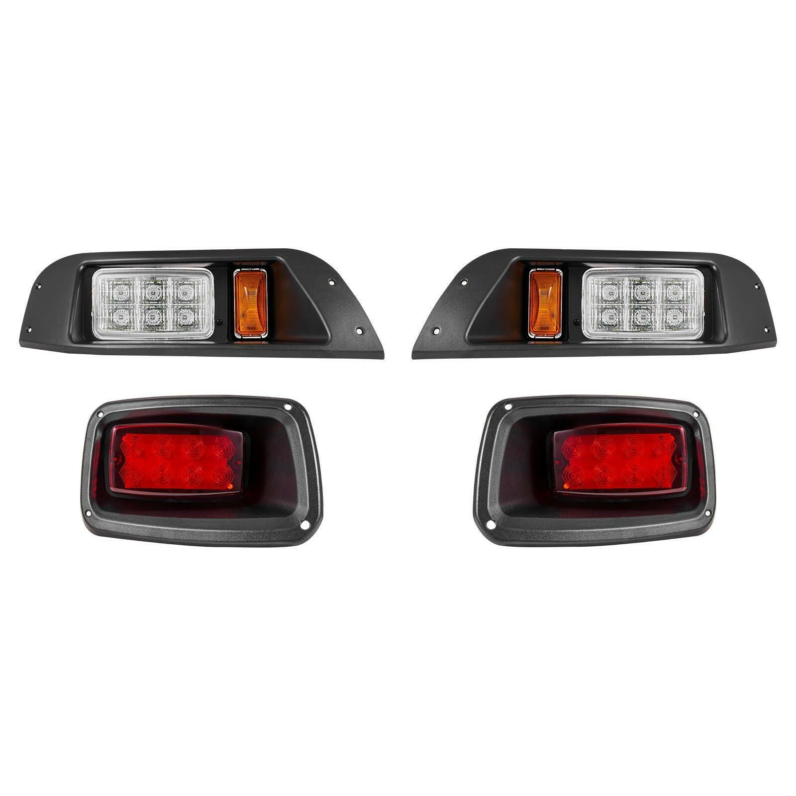 12V LED Headlight & Tail Light Kit – EZGO TXT 1996-2013 Street Legal - GoTypical
