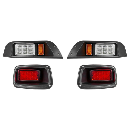 12V LED Headlight & Tail Light Kit – EZGO TXT 1996-2013 Street Legal - GoTypical