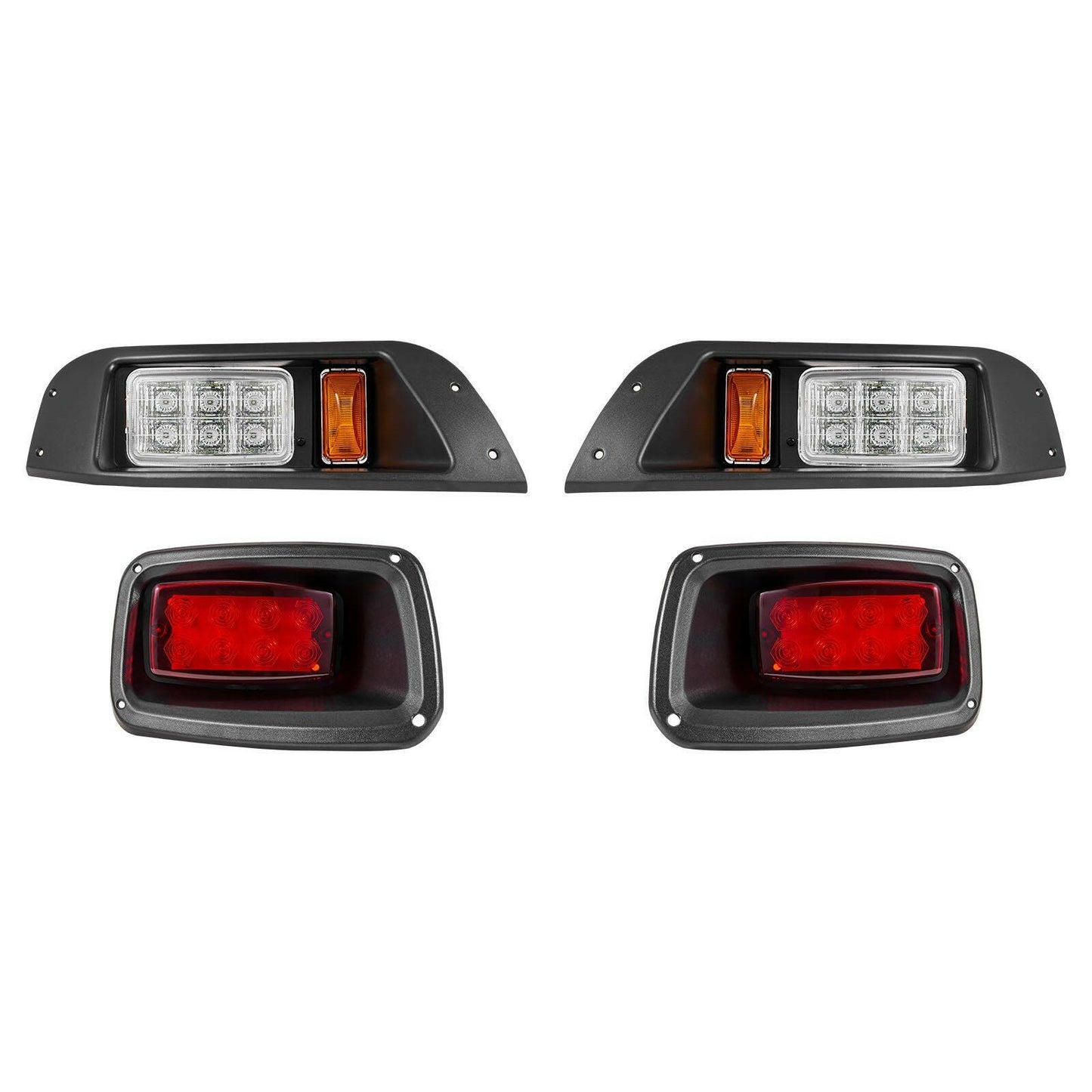 12V LED Headlight & Tail Light Kit – EZGO TXT 1996-2013 Street Legal - GoTypical