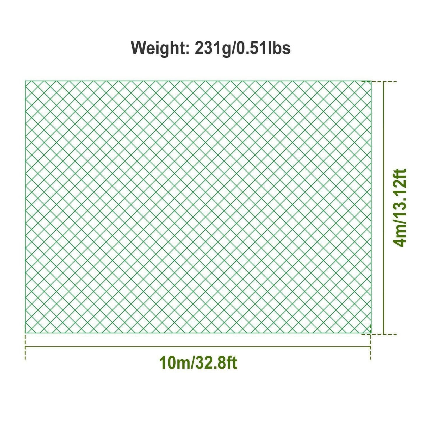 . Garden Netting – Heavy Duty PE Anti-Bird Net 13x33ft - GoTypical