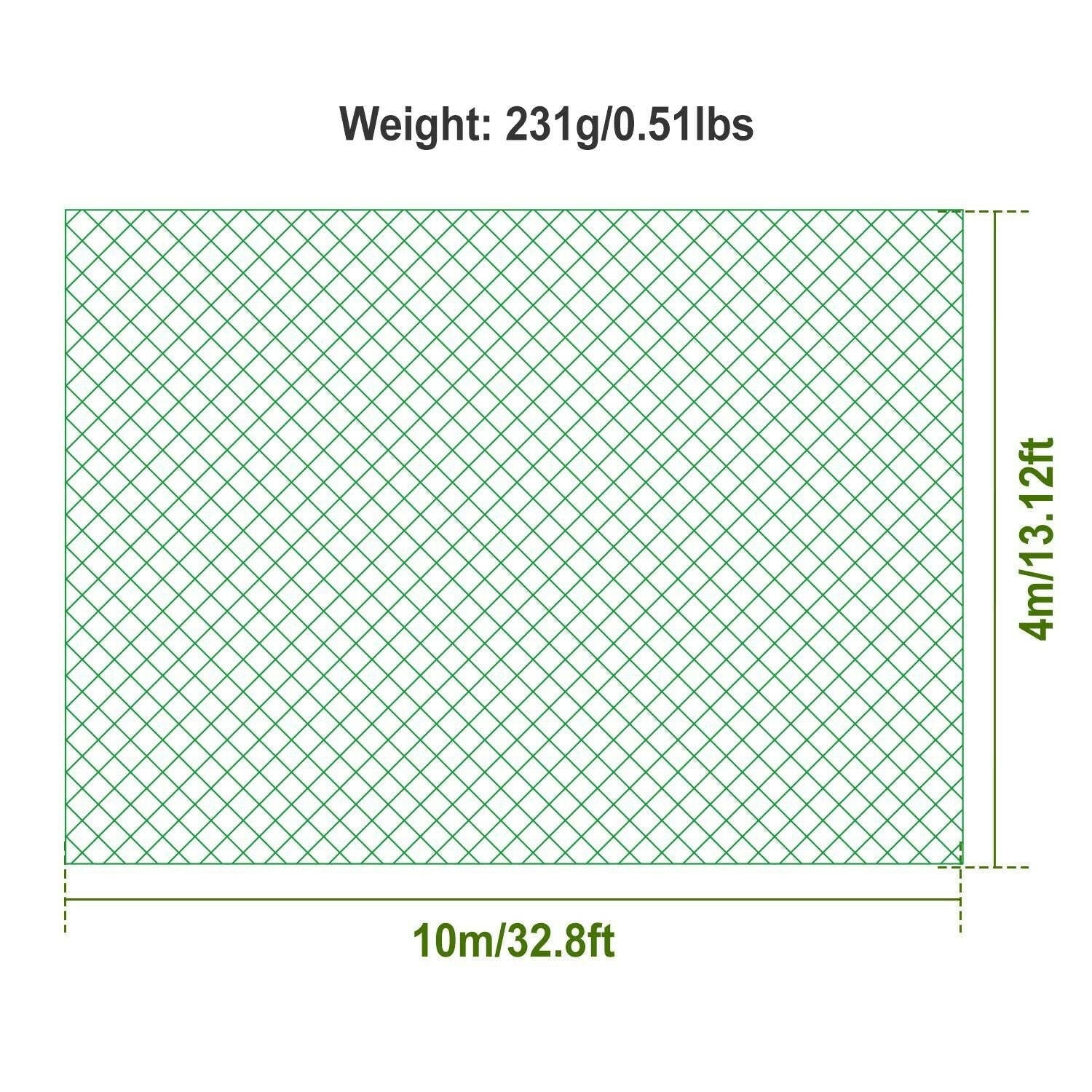 . Garden Netting – Heavy Duty PE Anti-Bird Net 13x33ft - GoTypical