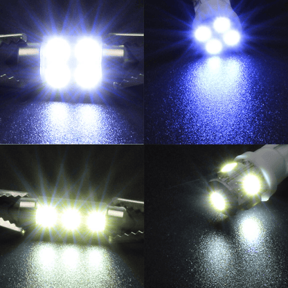 14Pcs T10 36mm LED Interior Car Lights Kit – Map Dome License Plate - GoTypical