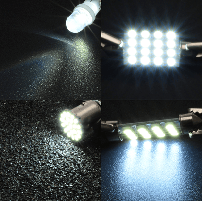 14Pcs T10 36mm LED Interior Car Lights Kit – Map Dome License Plate - GoTypical