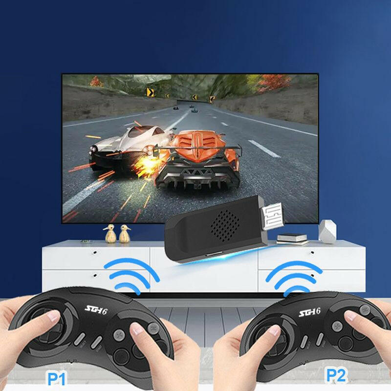 16-Bit Wireless Retro Console – 3500+ Classic Games HDMI for 4K TV - GoTypical