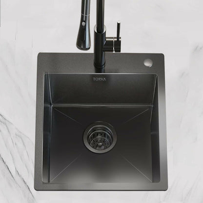 . 18-Inch Stainless Steel Kitchen Sink – Deep Single Bowl, Topmount - GoTypical