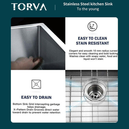 . 18-Inch Stainless Steel Kitchen Sink – Deep Single Bowl, Topmount - GoTypical