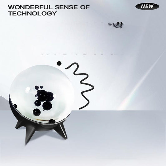 Magnetic Fluid Pickup Venom Music Rhythm Light Companion Visualization Desktop Trendy Play Ornament Creative Gift.