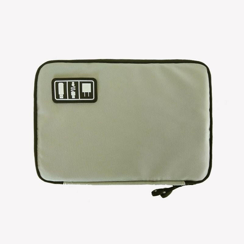 Compact Electronics Organizer – Portable Tech Bag with Multiple Compartments - GoTypical
