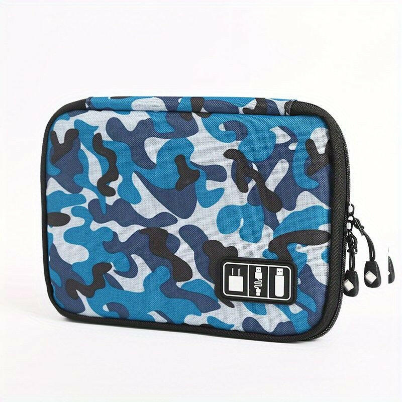 Compact Electronics Organizer – Portable Tech Bag with Multiple Compartments - GoTypical