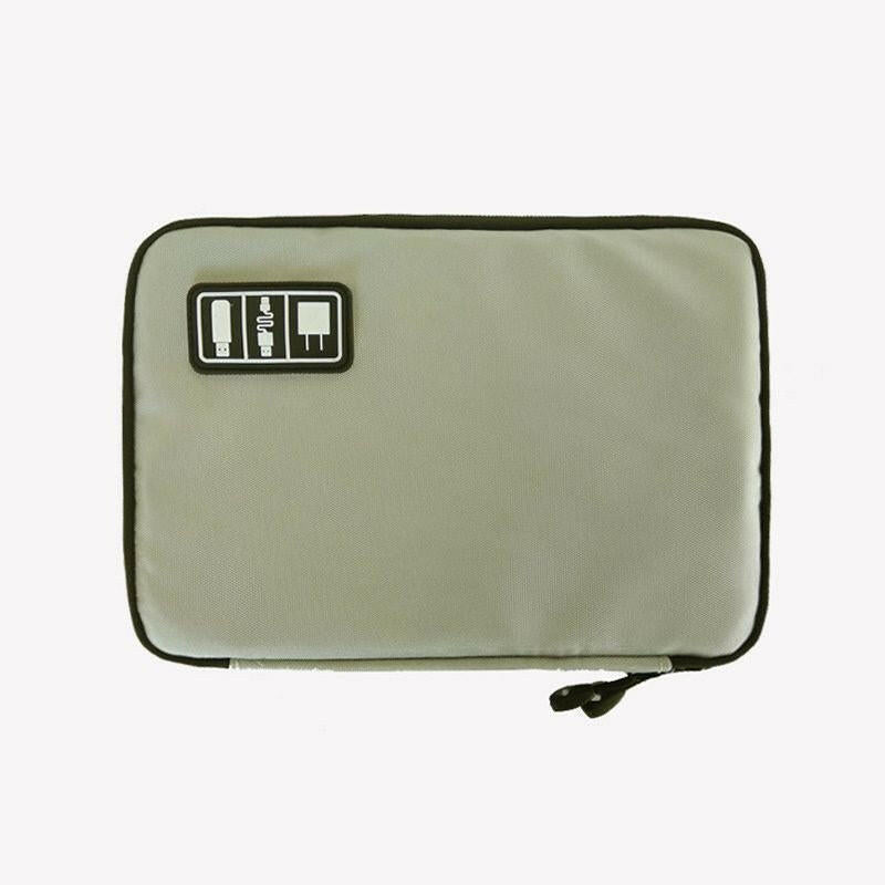 Compact Electronics Organizer – Portable Tech Bag with Multiple Compartments - GoTypical