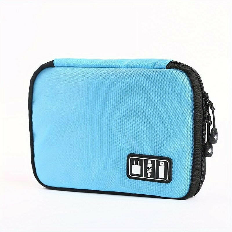 Compact Electronics Organizer – Portable Tech Bag with Multiple Compartments - GoTypical
