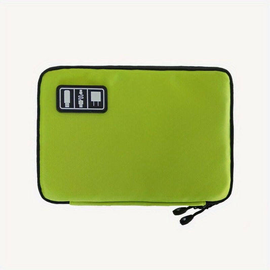 Compact Electronics Organizer – Portable Tech Bag with Multiple Compartments - GoTypical