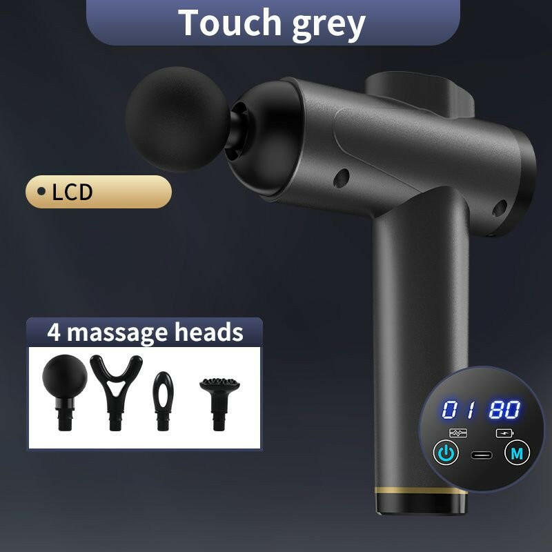 . High Frequency Massage Gun – Black Portable Muscle Massager - GoTypical