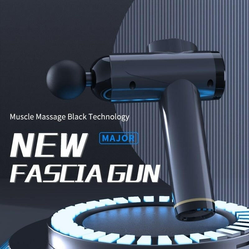 . High Frequency Massage Gun – Black Portable Muscle Massager - GoTypical