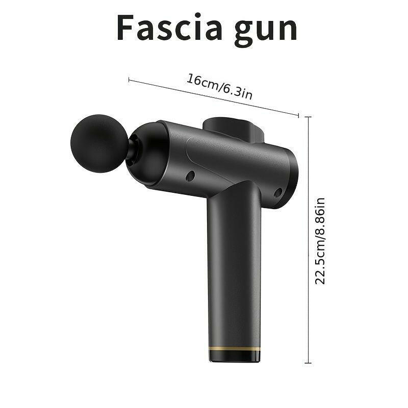 . High Frequency Massage Gun – Black Portable Muscle Massager - GoTypical