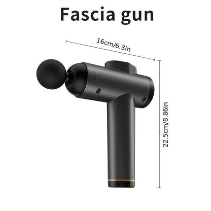 . High Frequency Massage Gun – Black Portable Muscle Massager - GoTypical