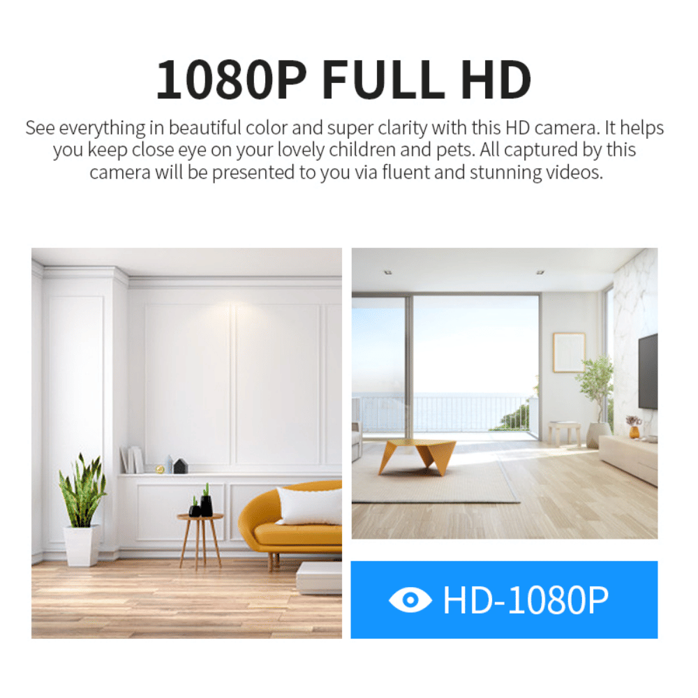 . Mini Robot 1080P Wifi IP Camera – Indoor Dome, Night Vision - GoTypical