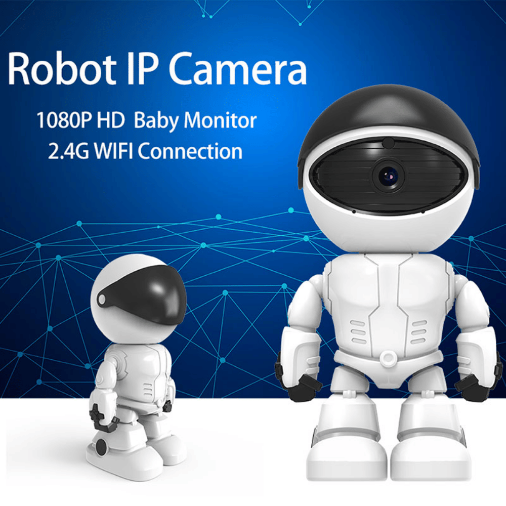 . Mini Robot 1080P Wifi IP Camera – Indoor Dome, Night Vision - GoTypical