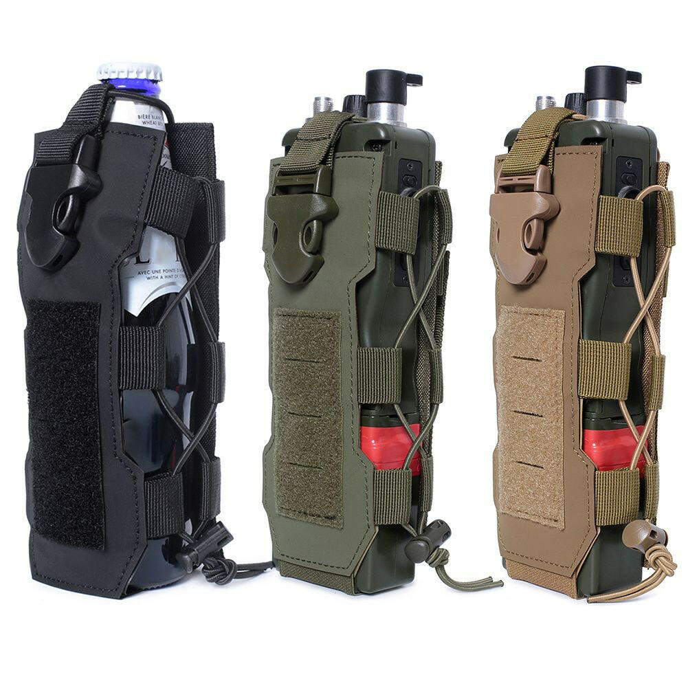 MOLLE Water Bottle Bag – Tactical Hydration Carrier Compact Design - GoTypical