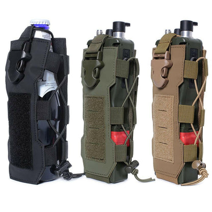 MOLLE Water Bottle Bag – Tactical Hydration Carrier Compact Design - GoTypical