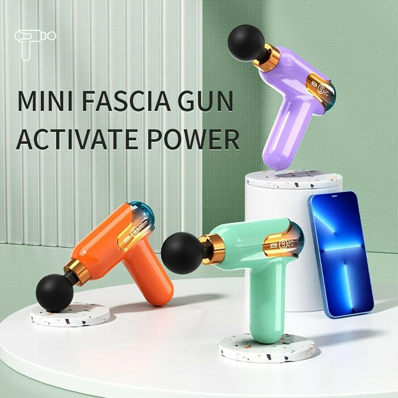 Fascia Gun Portable Mini Electric Massage Gun – . Muscle Massager - GoTypical