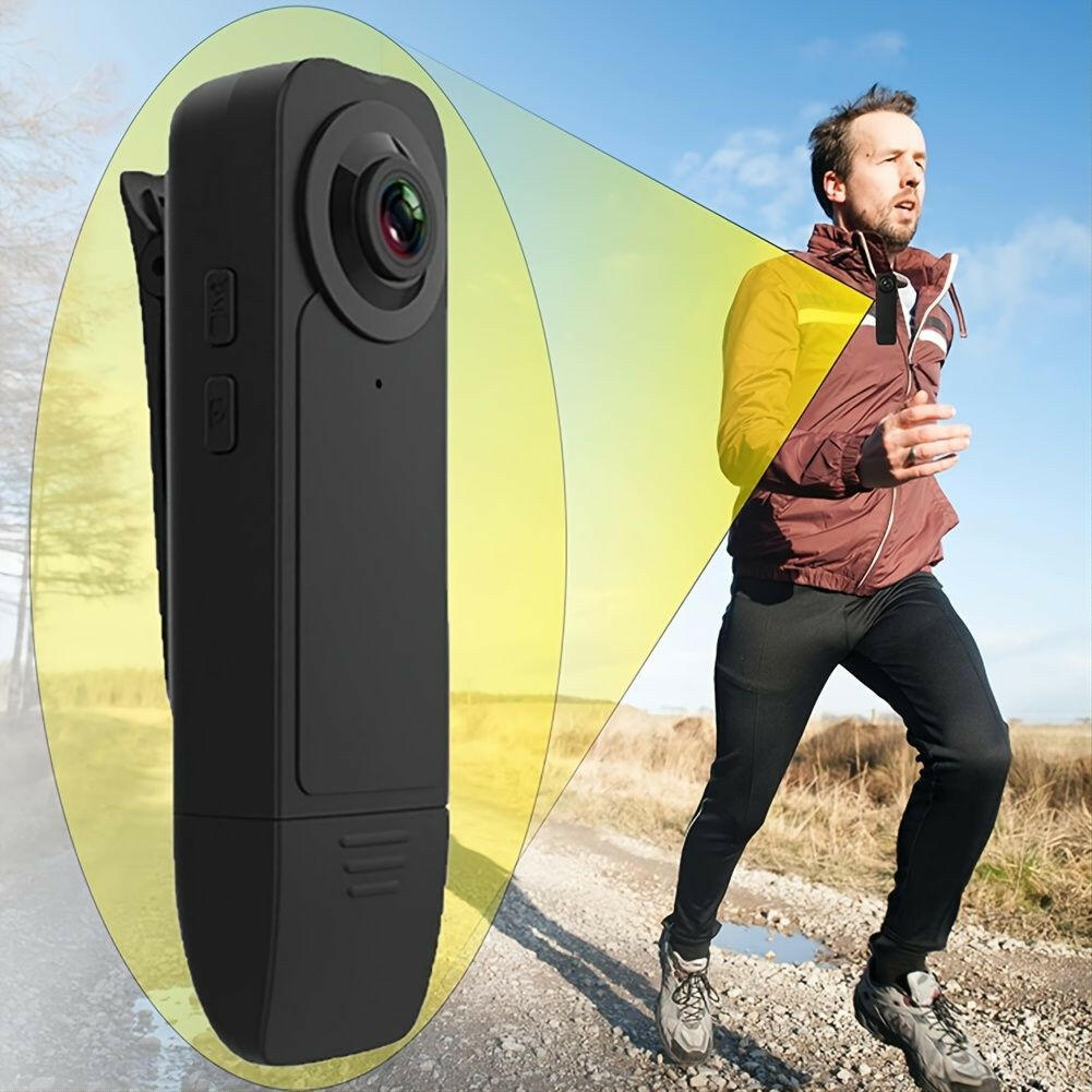 . Portable Wearable Camera – 1080P HD Black Mini Camcorder - GoTypical